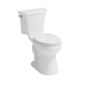 Easley™ FLUSH GUARD™ Complete 2-Piece Round Plus Height™ Toilet TL-5800AFH-RW - Angle View Silo